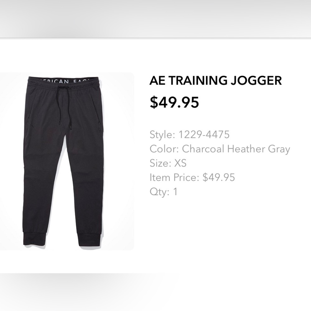XS Training Jogger for boys